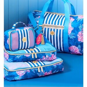 Lily Pulitzer medium & large packing cubes